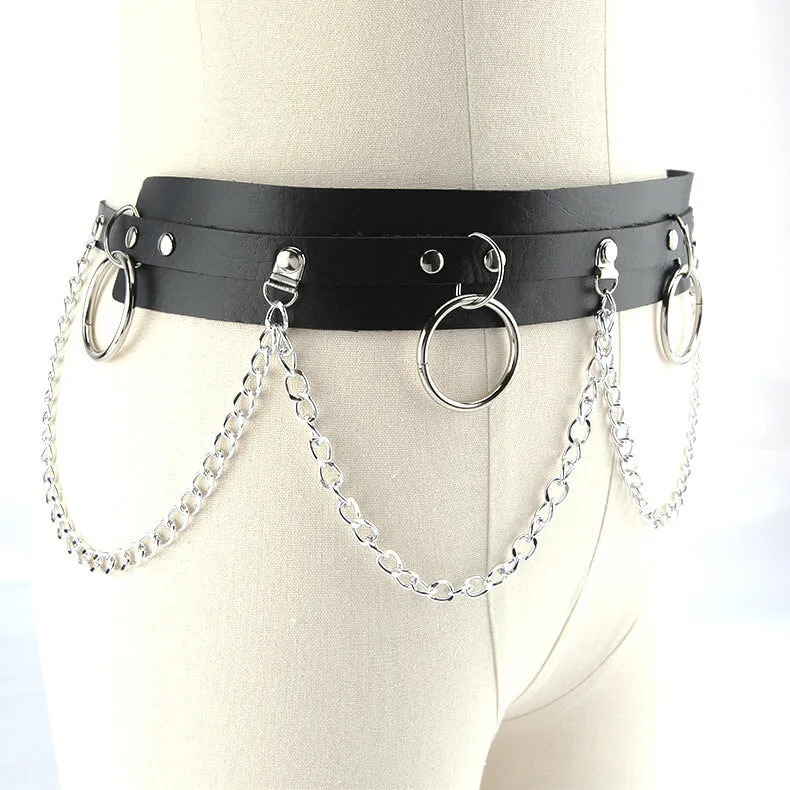 Alternative hardcore chain rings belt