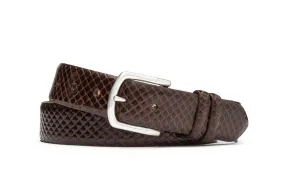 Anaconda Belt with Nickel Buckle