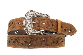 Ariat Ladies Printed Paisley Cutout Belt