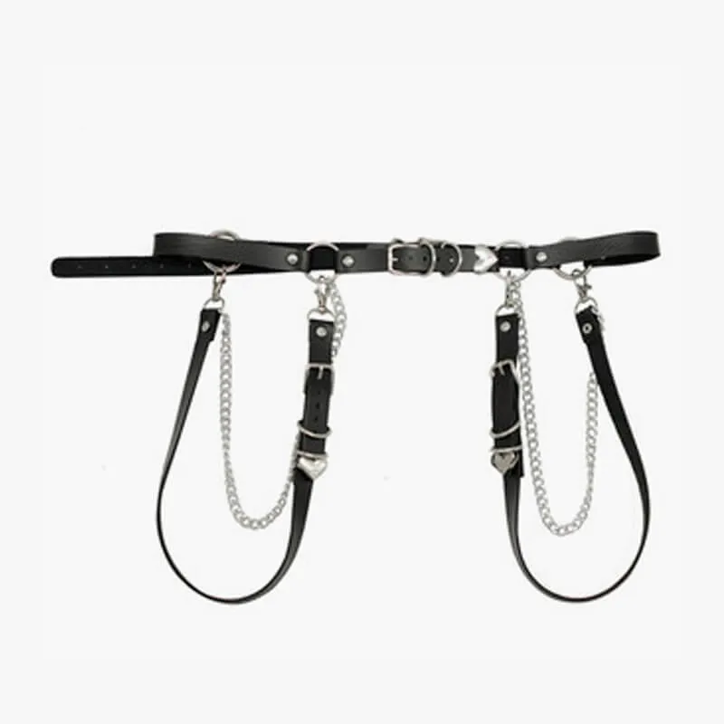 benpaolv Shoulder Straps Chain Belt Harness Set