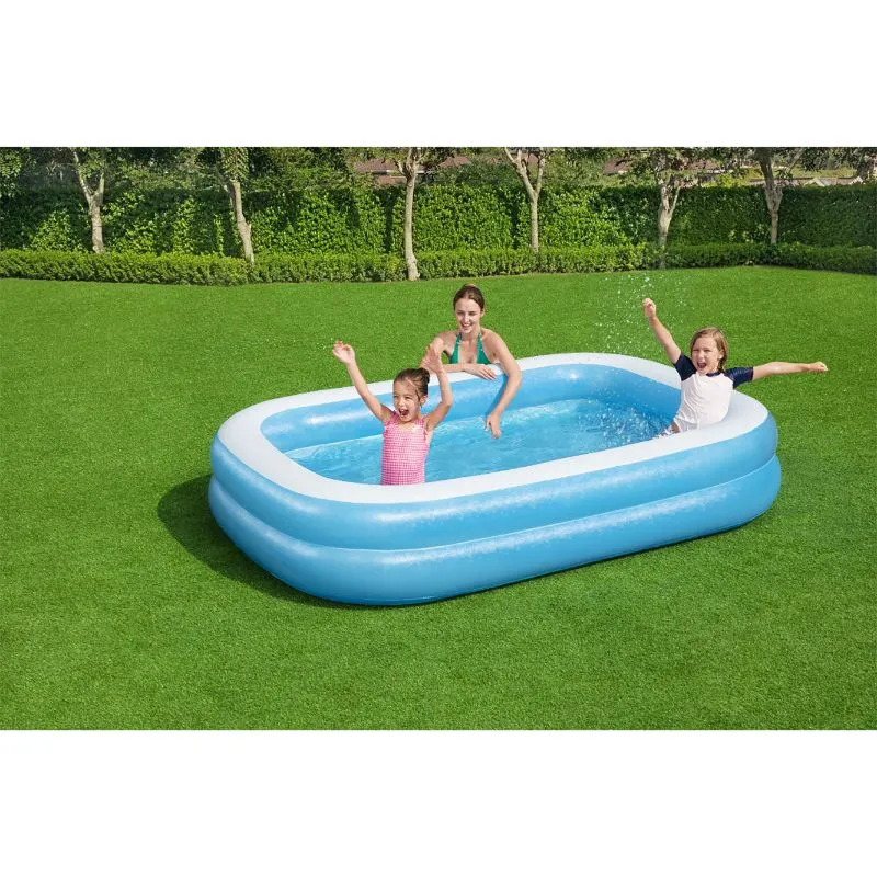 Bestway Blue Rectangular Pool (6'7" x 59" x 20"/2.01m x 1.50m x 51cm)