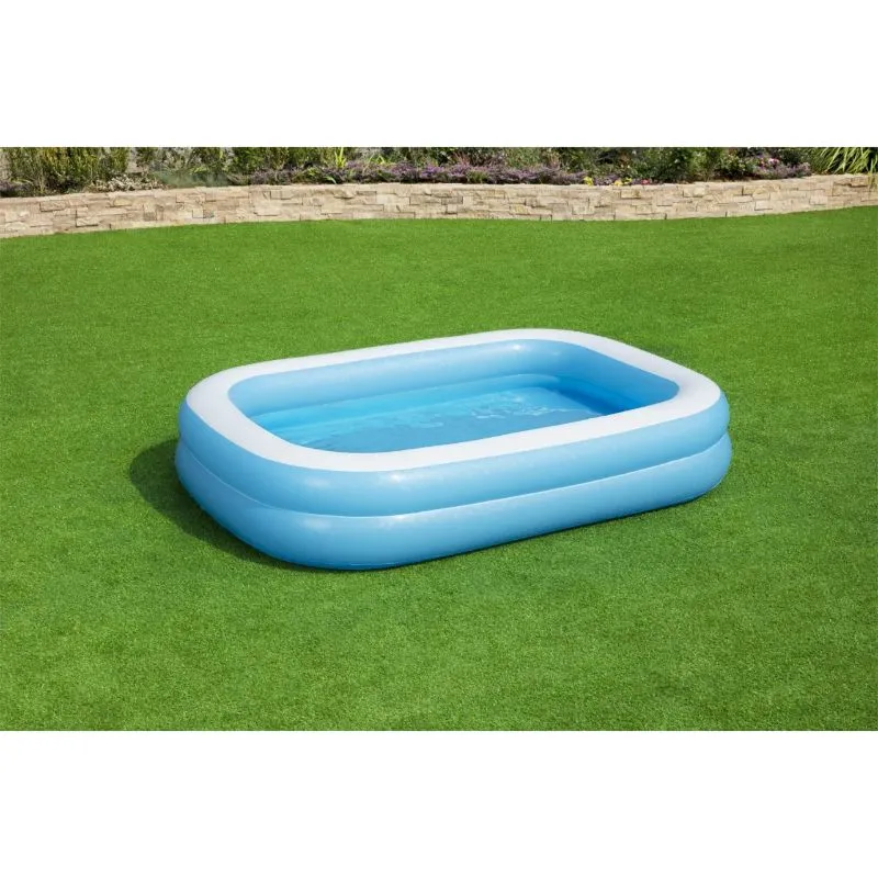 Bestway Blue Rectangular Pool (6'7" x 59" x 20"/2.01m x 1.50m x 51cm)