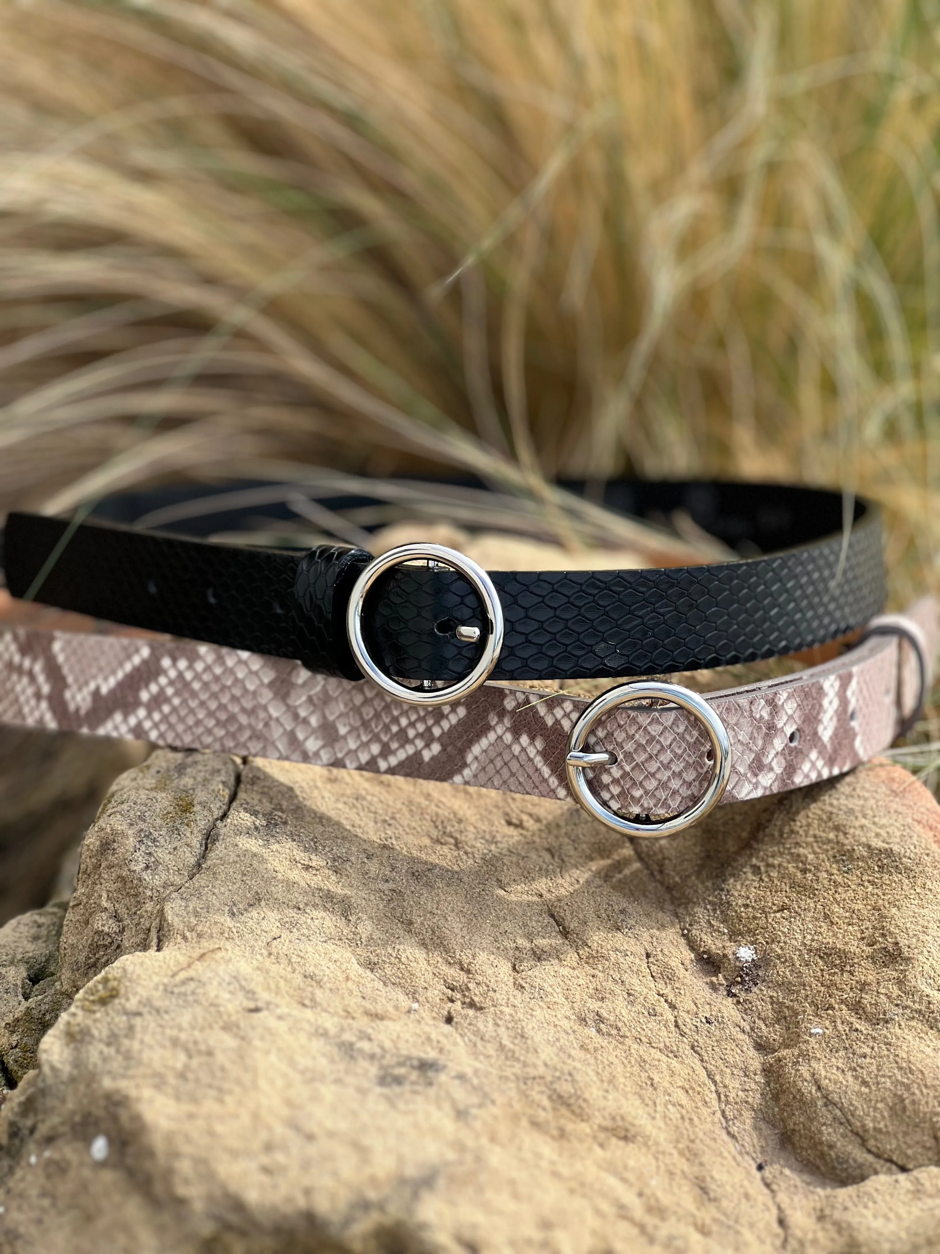 Blake Skinny Snake Belt