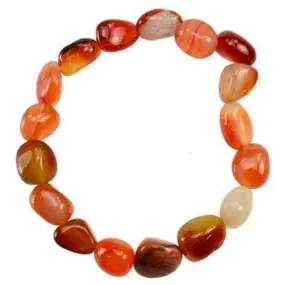 Carnelian gemstone bracelet