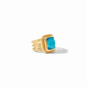 Cheval Statement Ring - London Blue (Size 7)