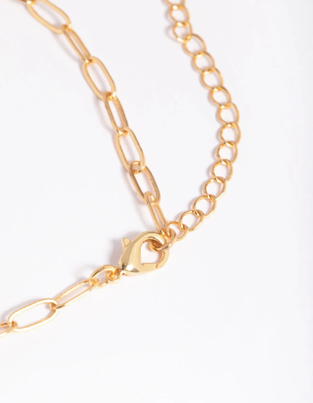 Gold Plated Dainty Chain Anklet Pack