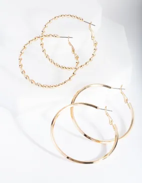 Gold Ultimate Hoop Earring Pack