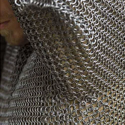 Half Sleeve Chainmail Shirt - Steel