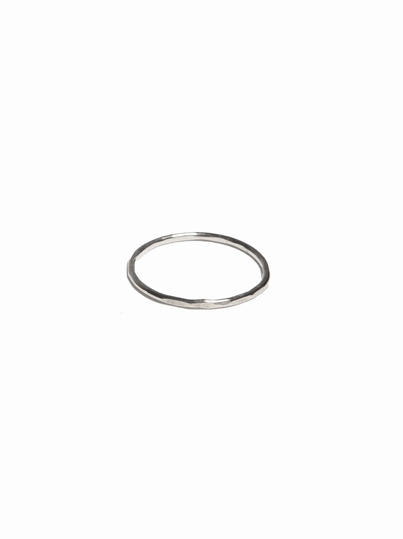 Hammered Stacking Thin Ring