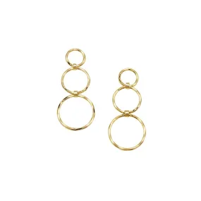 Jolie & Deen Womens LOUISE EARRINGS GOLD