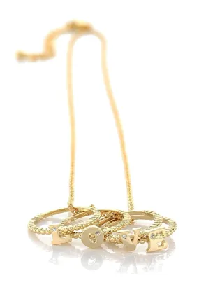 Love Ring Necklace