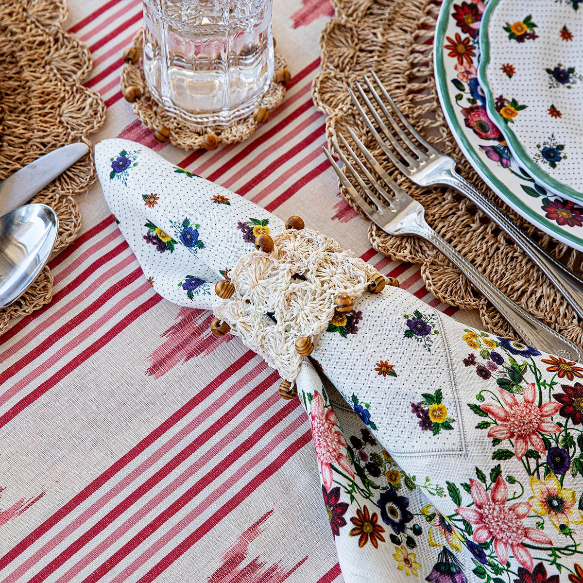 Macrame Napkin Ring - Whitewash