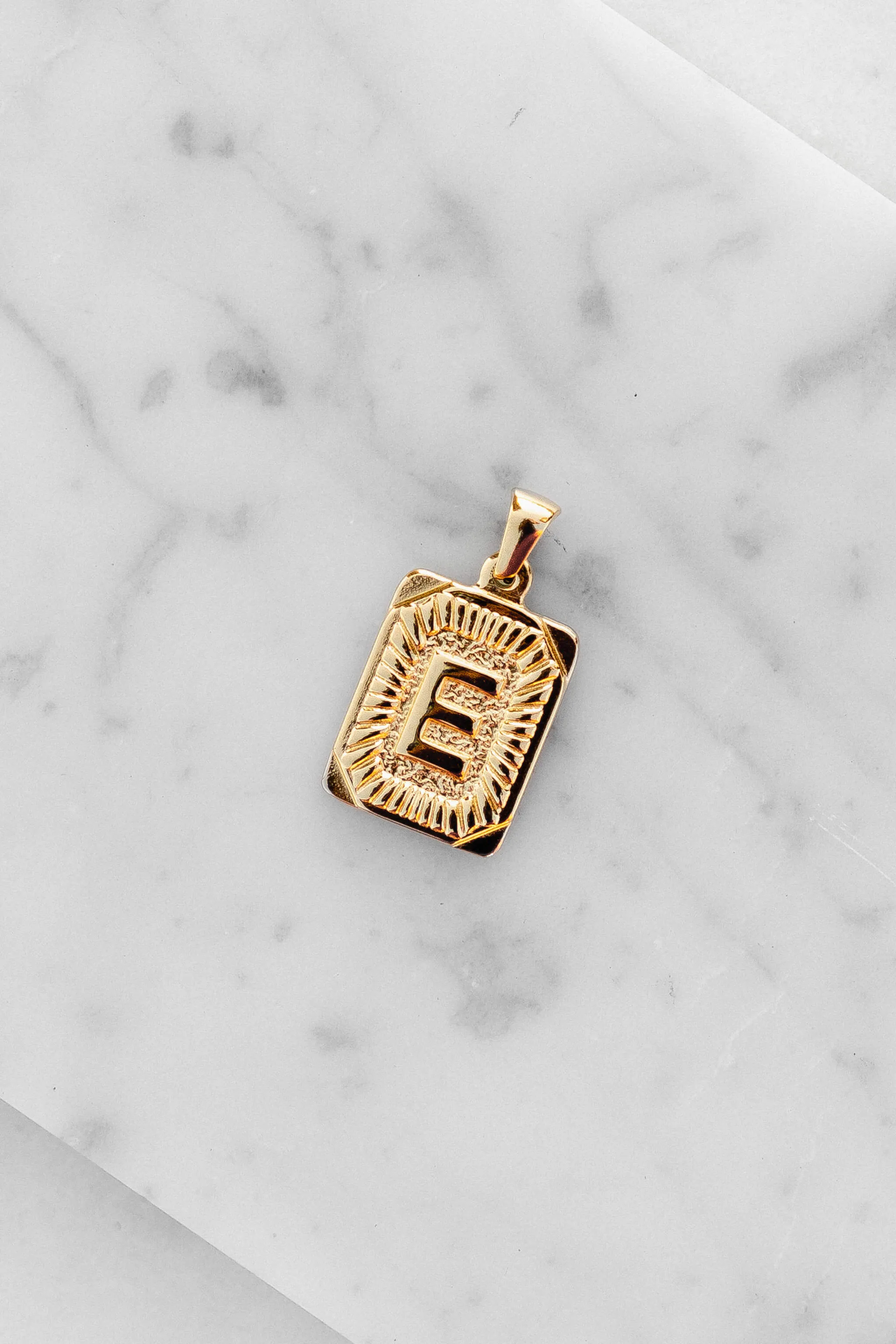 Monogram Letter Charm - Gold