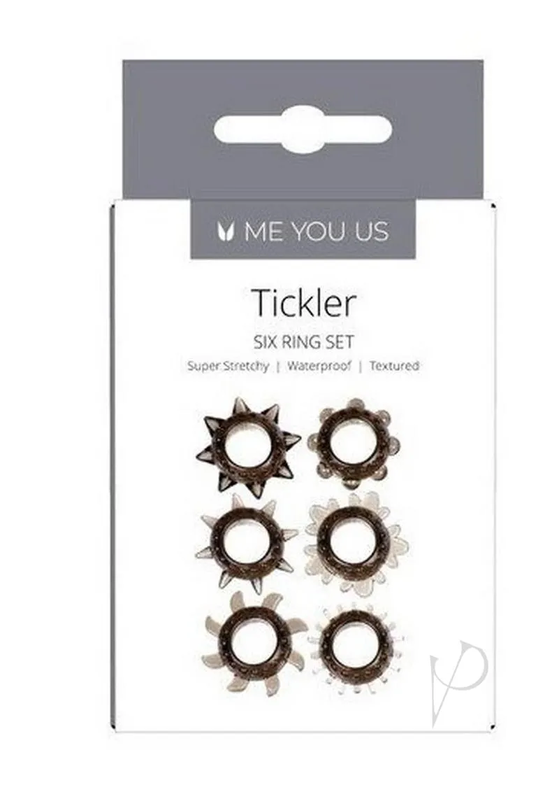 Myu Tickler Textured Ring Set 6 Pk