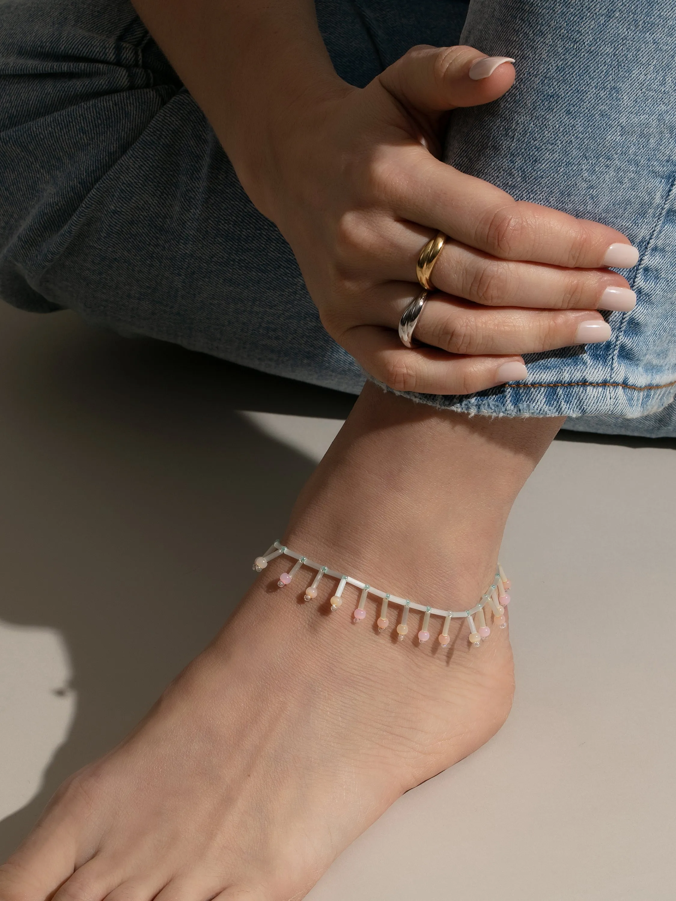 Ocean Floor Beaded Anklet