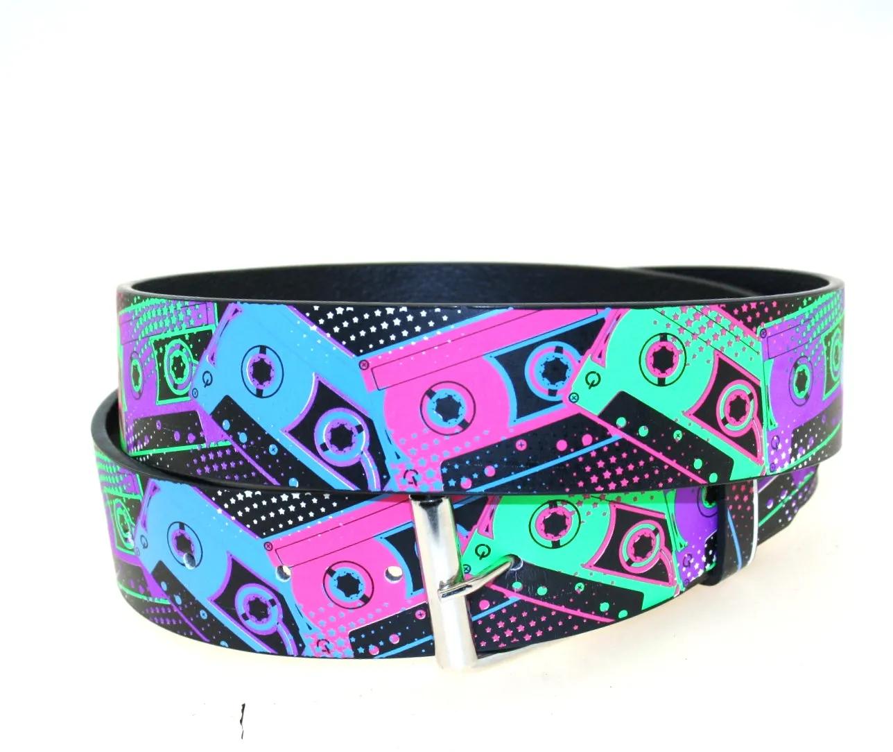 Printed Multicolour Cassette Belt