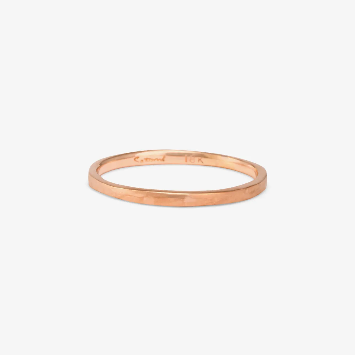 R4002 | Thin Hammered Band