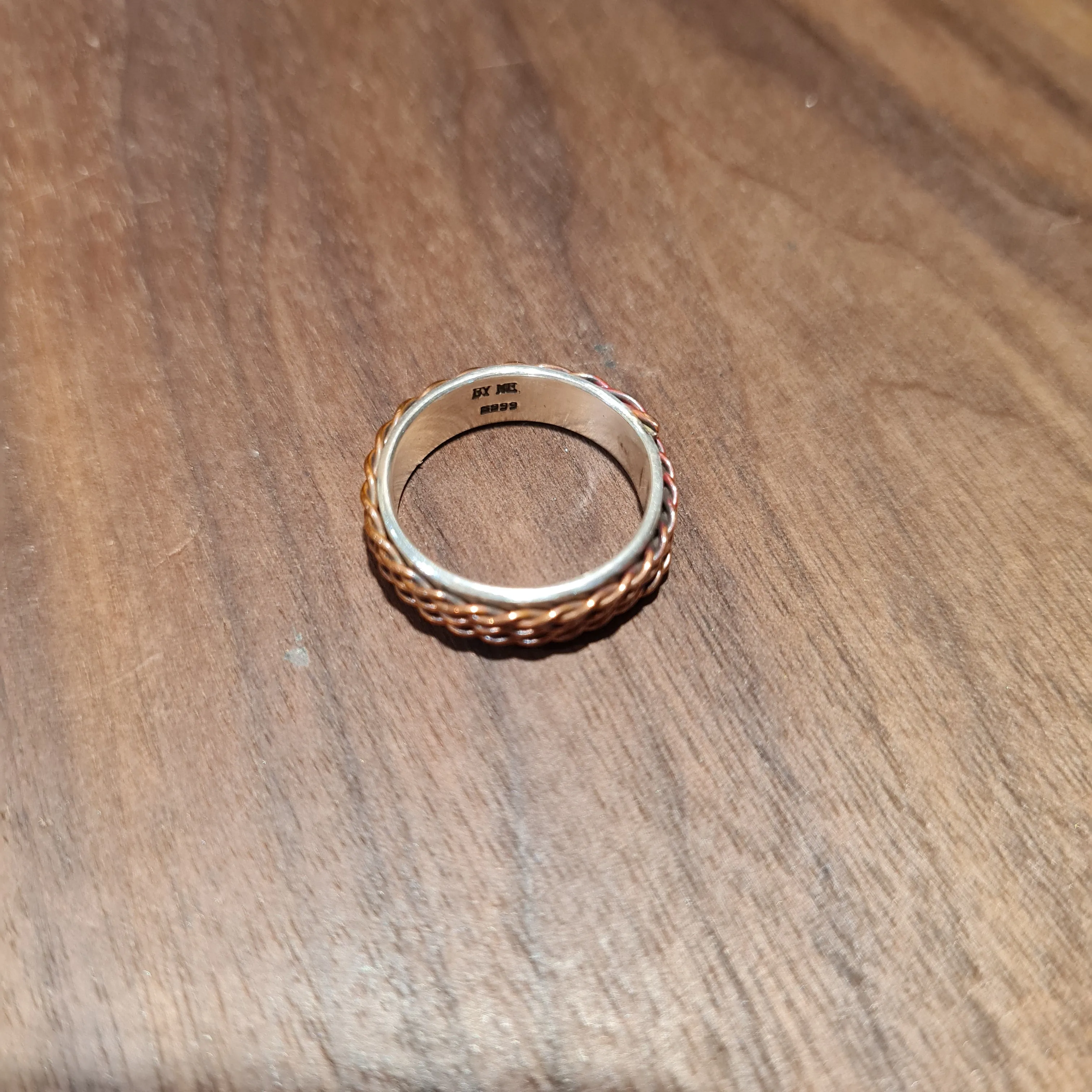 Silver & Copper Ring (Thin)