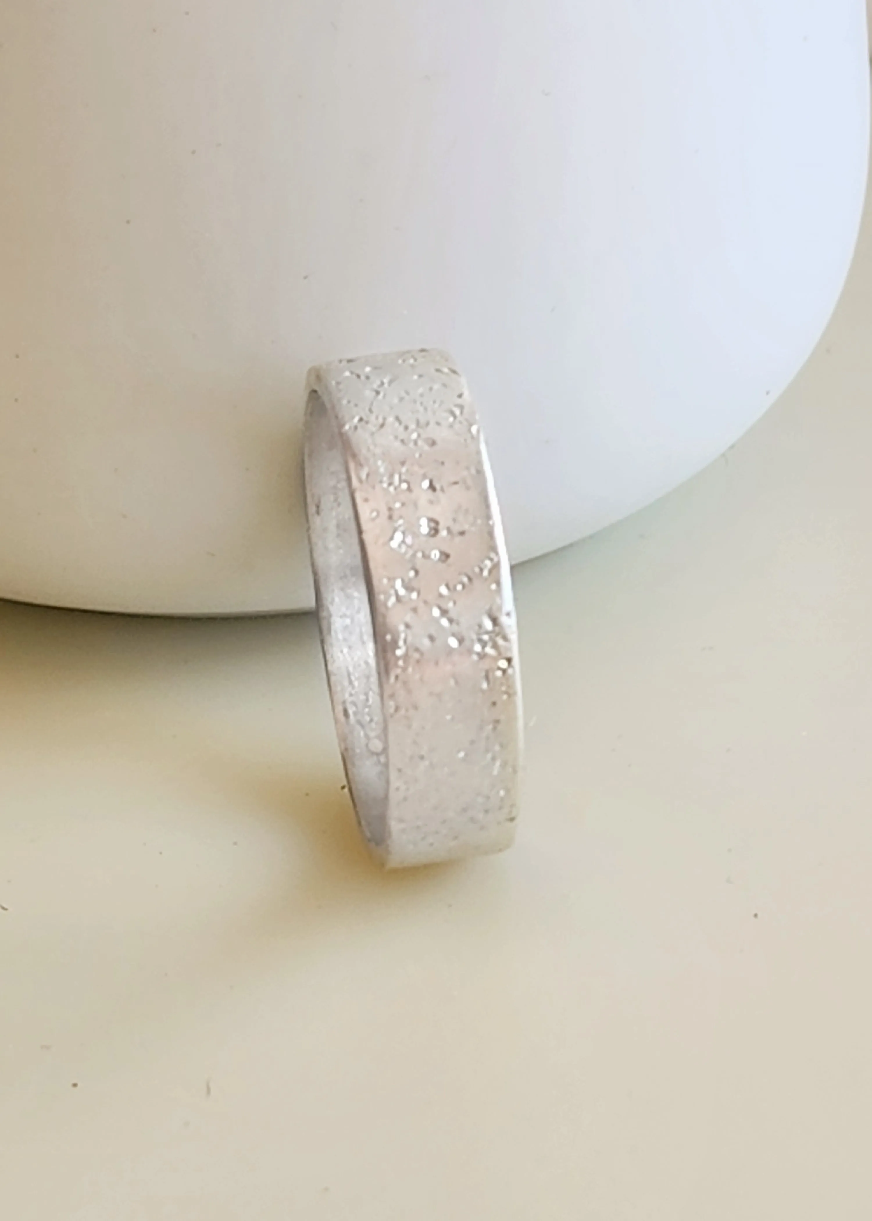 Silver Textured Ring