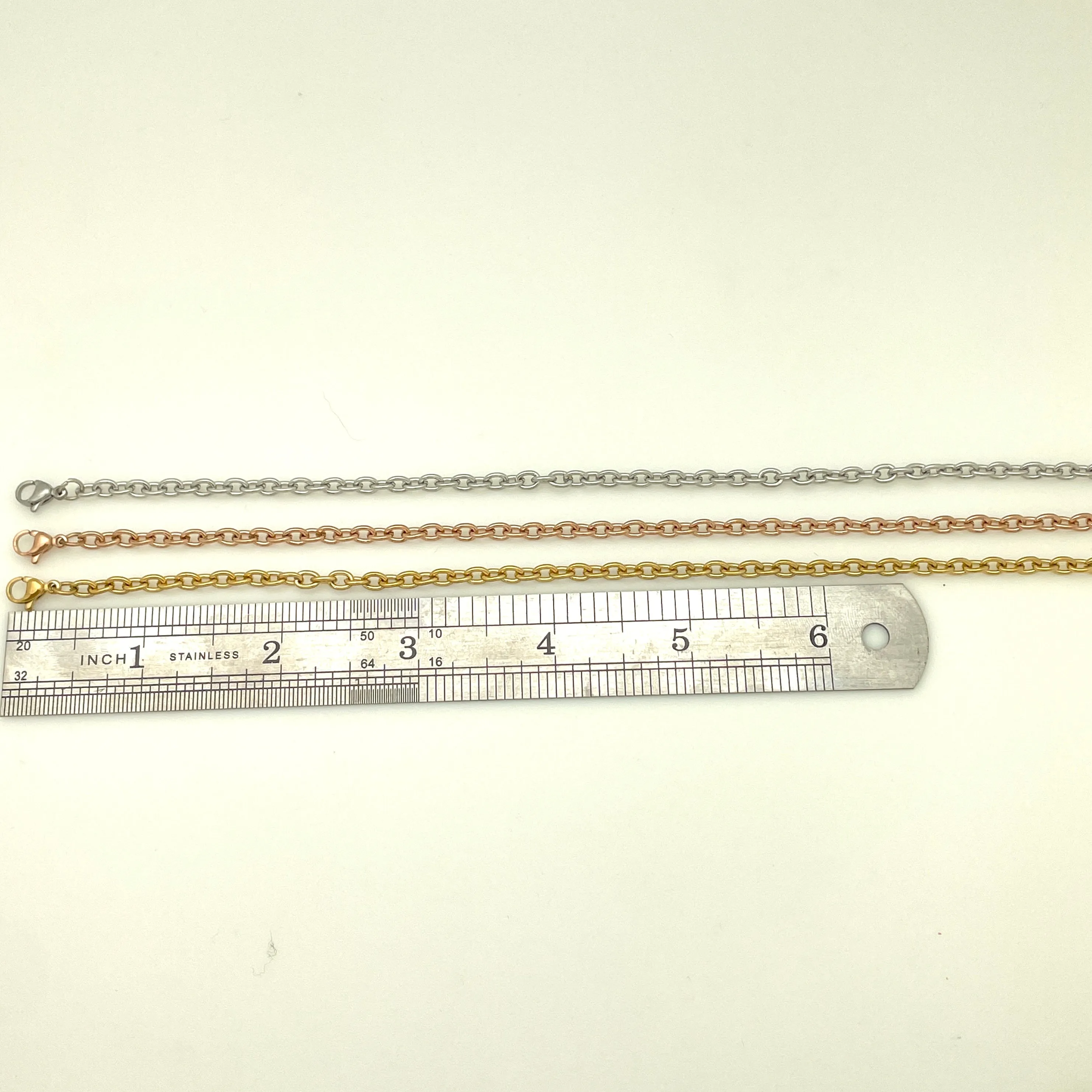 Stainless Steel Cable Chain Anklet