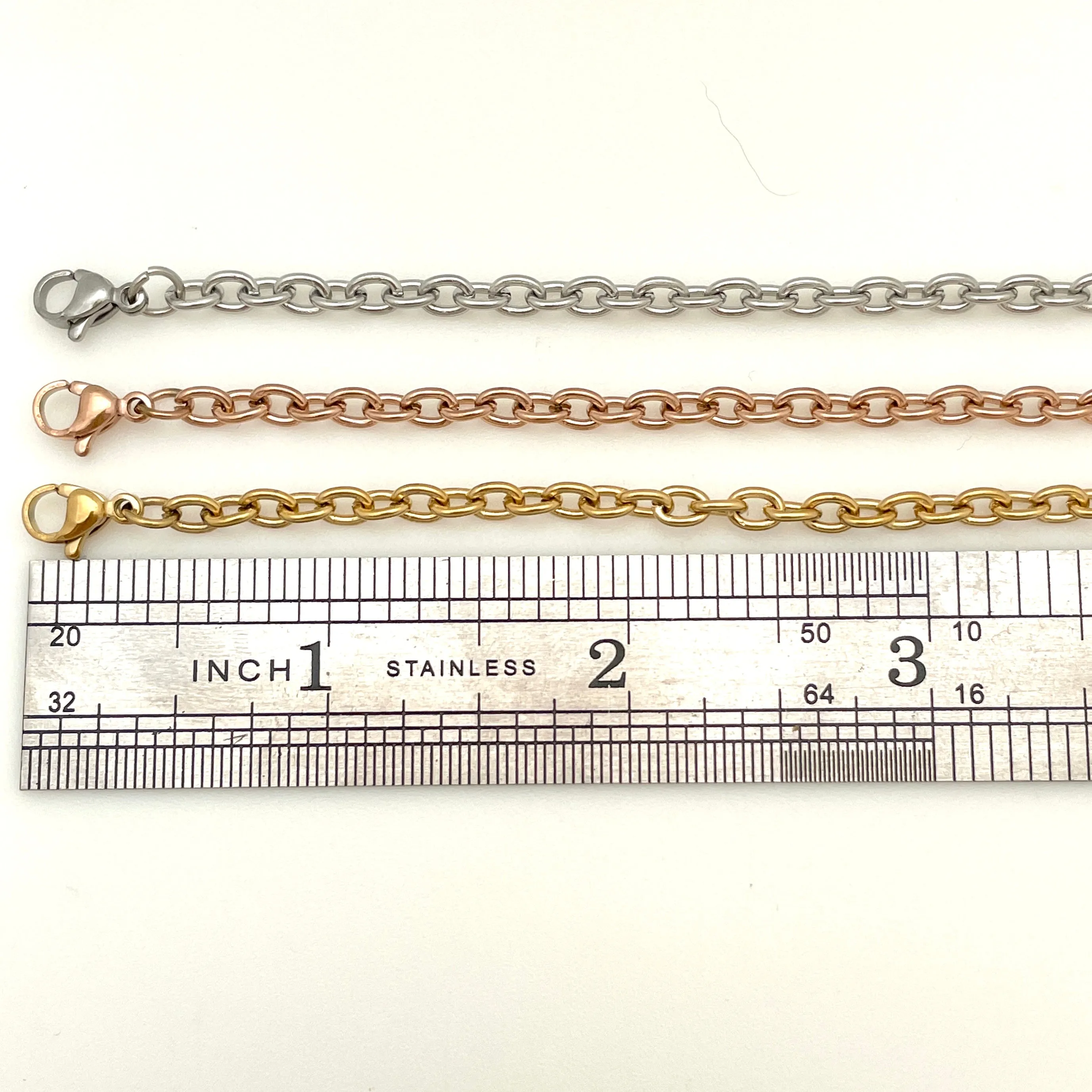 Stainless Steel Cable Chain Anklet