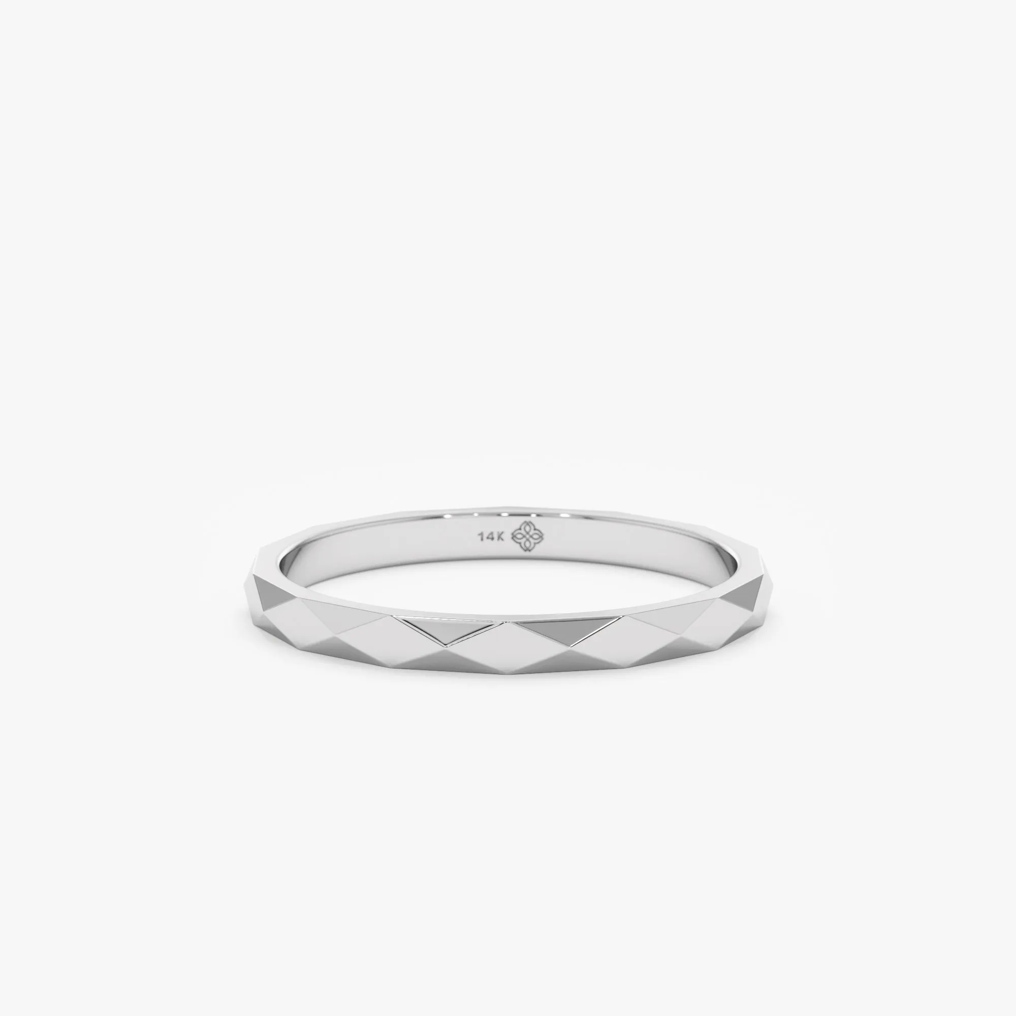 Textured Wedding Band, Debbie