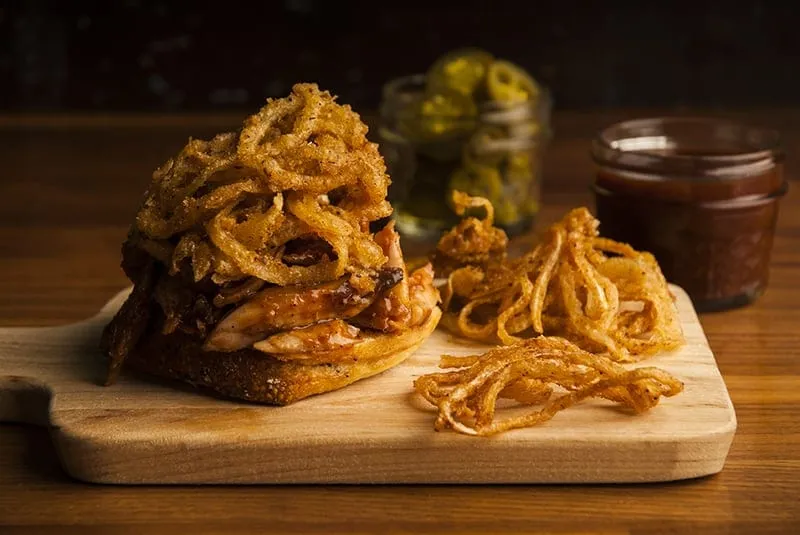 Thin Fried Onion Rings