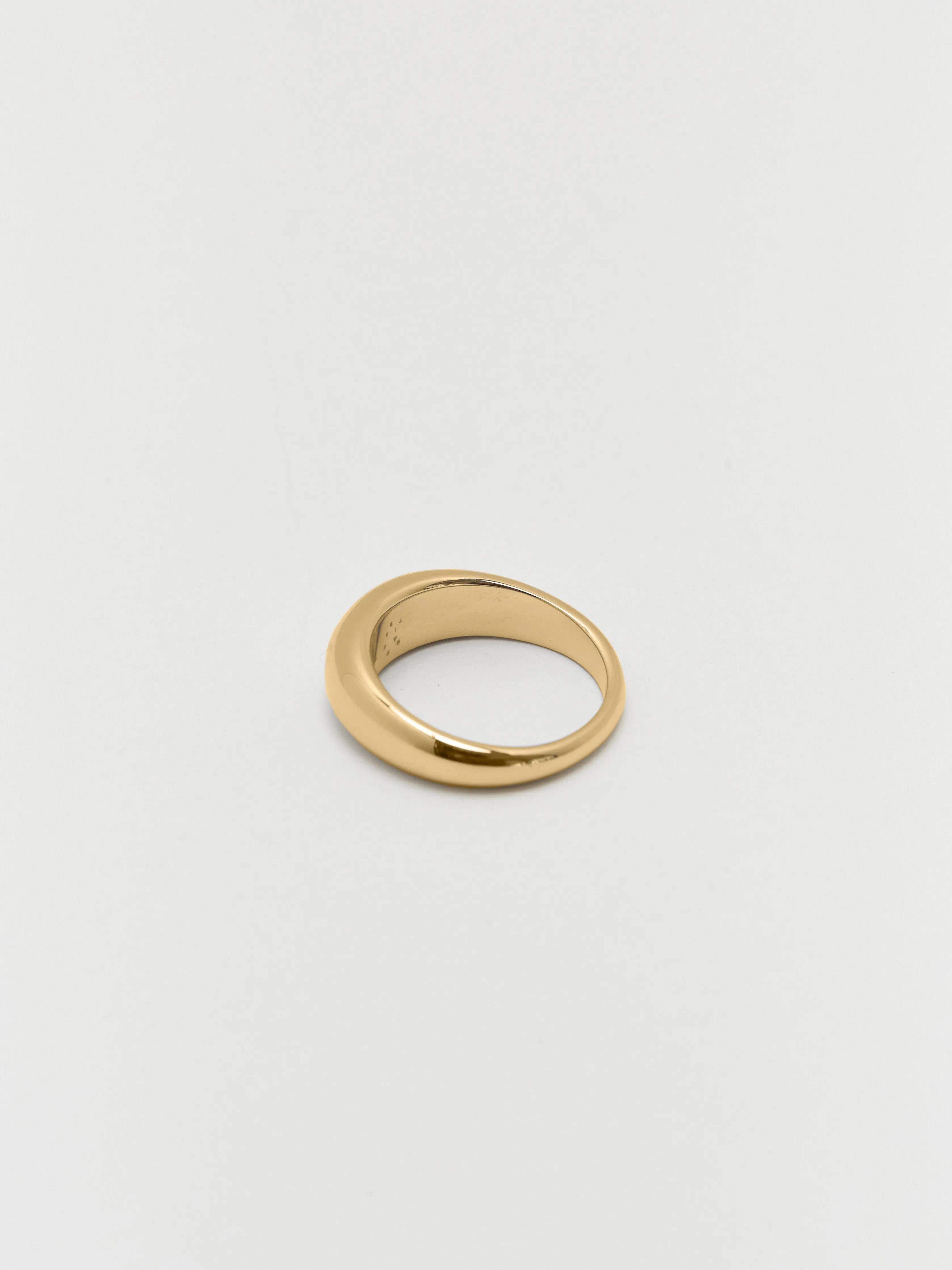 Thin Gold Orb Ring