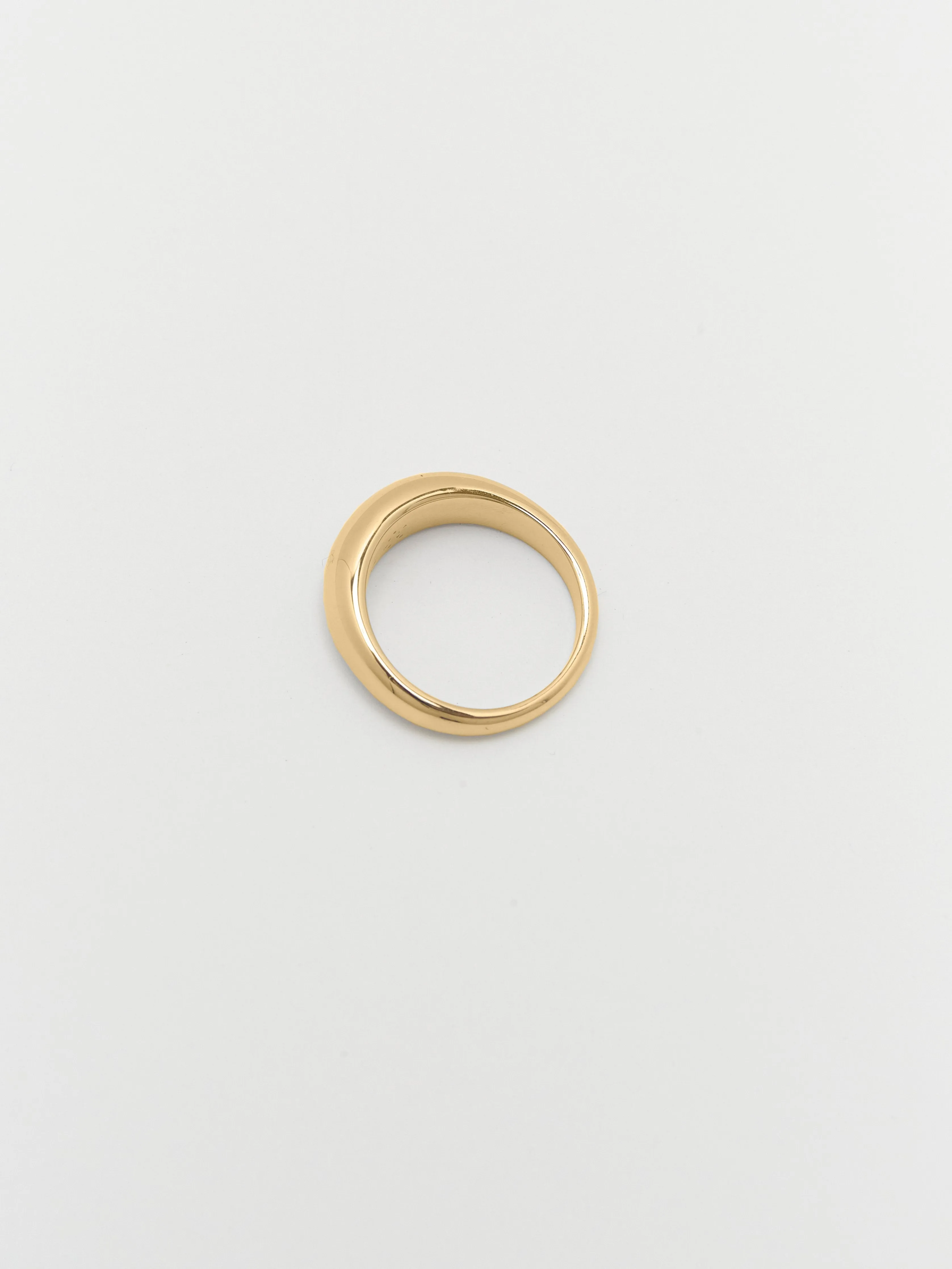 Thin Gold Orb Ring