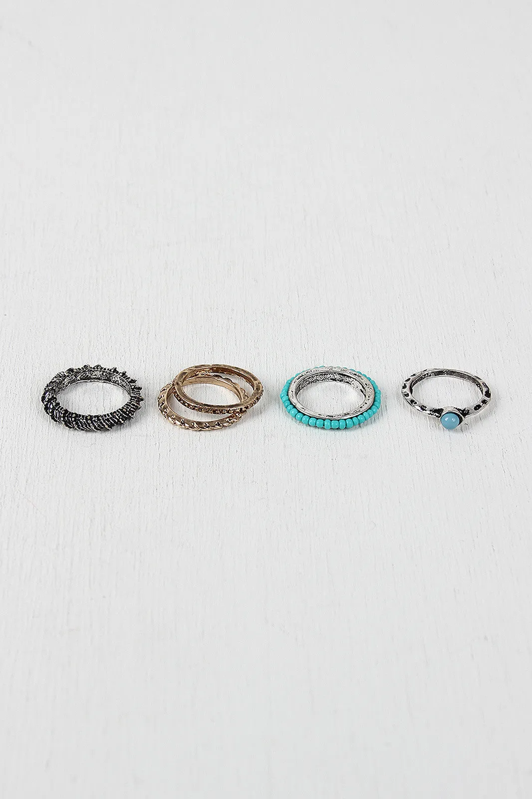 Wave Rings Set