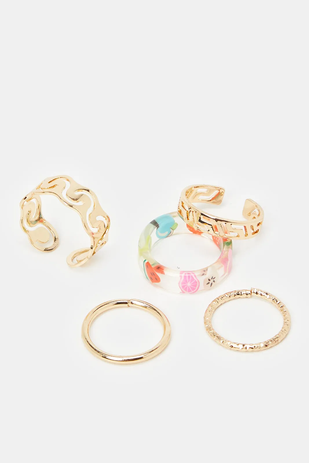 Women Assorted Ring Set (5 Piece)