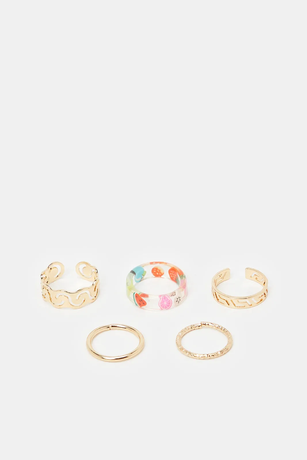 Women Assorted Ring Set (5 Piece)