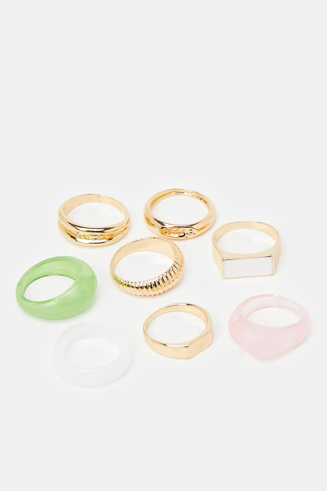 Women Assorted Ring Set (8x Piece)